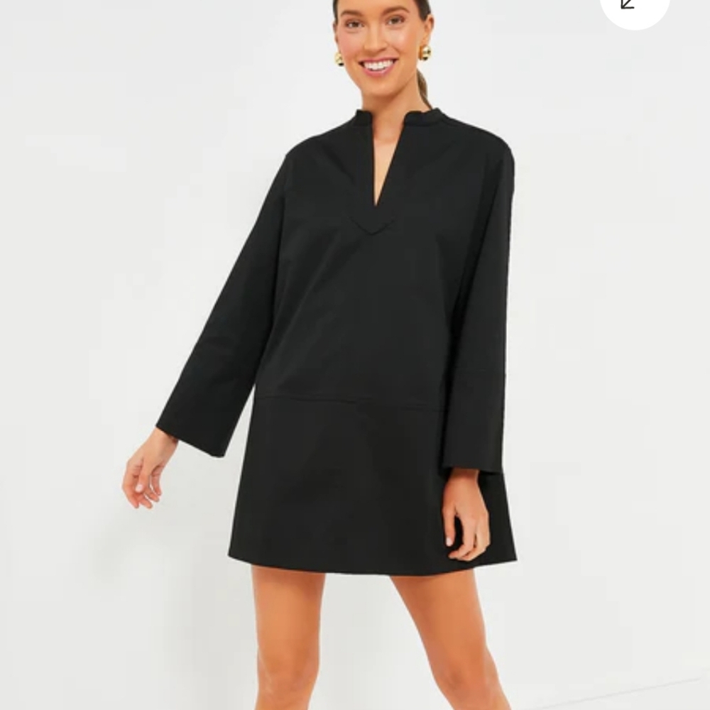 Pomandee Place Black Roxanne Mini Dress Size Small